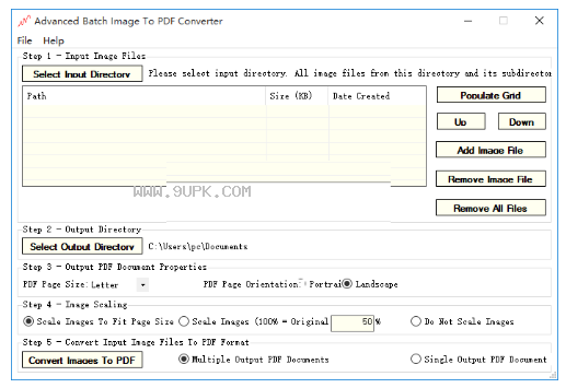 Advanced Batch Image To PDF Converter