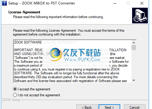 ZOOK Gmail MBOX Converter