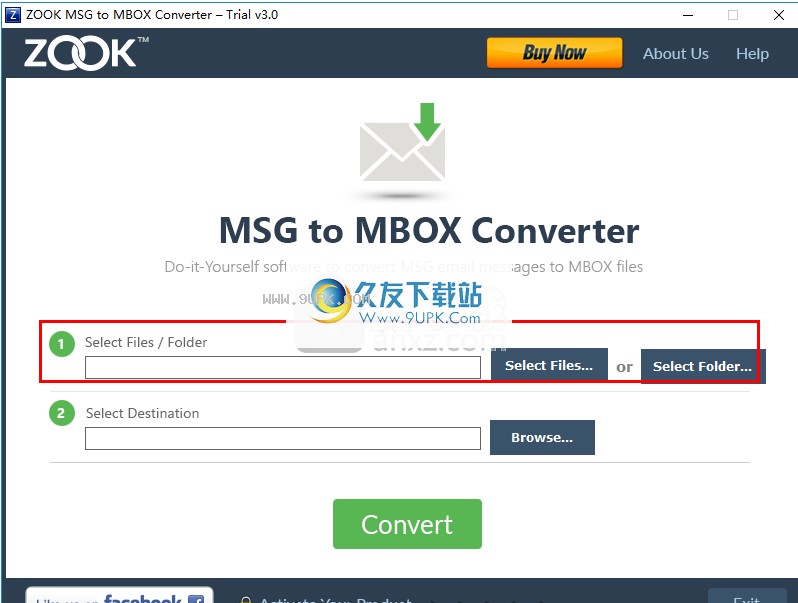 ZOOK MSG to MBOX Converter
