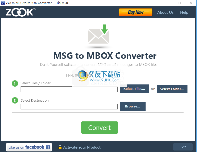 ZOOK MSG to MBOX Converter