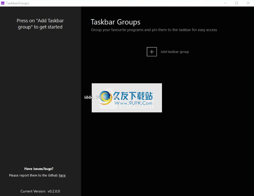 Taskbar Groups