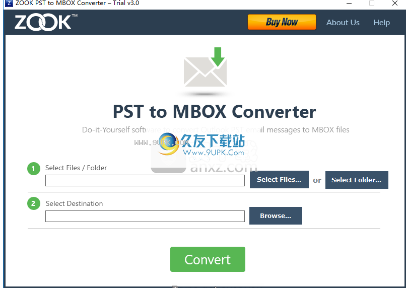 ZOOK PST to MBOX Converter