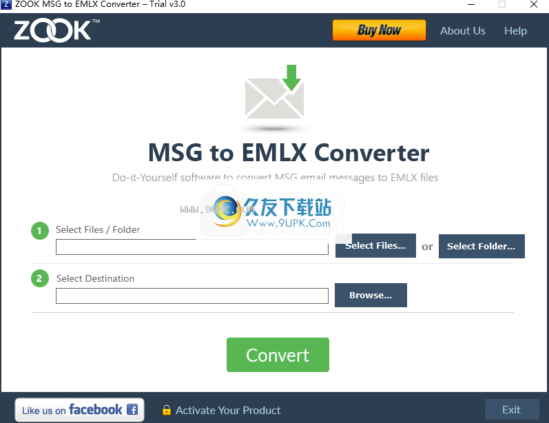 ZOOK MSG to EMLX Converter