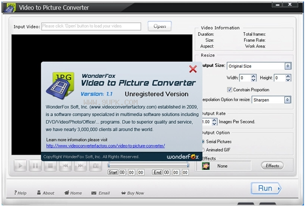 WonderFox Video to Picture Converter截图（1）