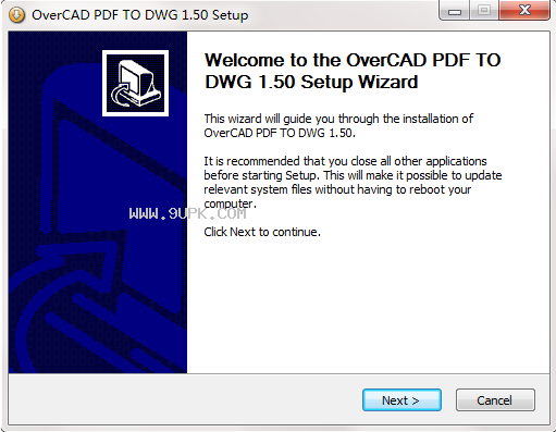 OverCAD PDF TO DWG Converter截图（1）
