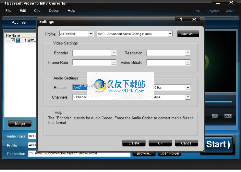 4Easysoft Video to MP3 Converter