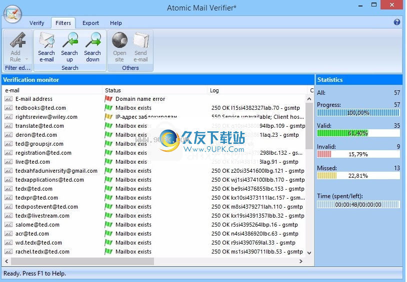 Atomic Email Verifier