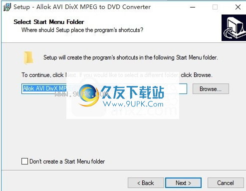 Allok AVI DivX MPEG to DVD Converter