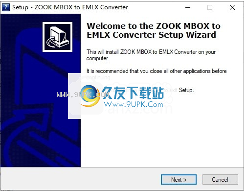 ZOOK MBOX to EMLX Converter
