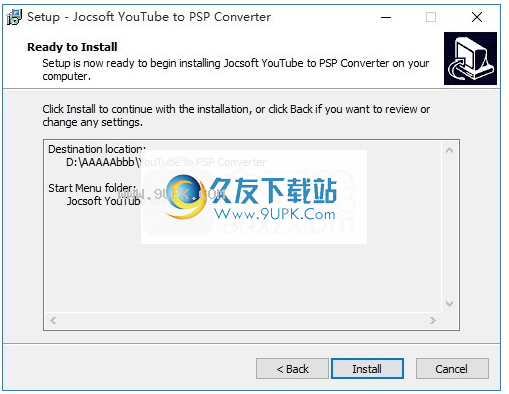 Jocsoft Youtube to PSP Converter