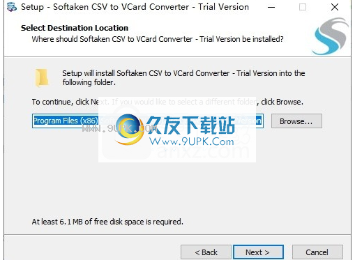 Softaken CSV to VCard Converter