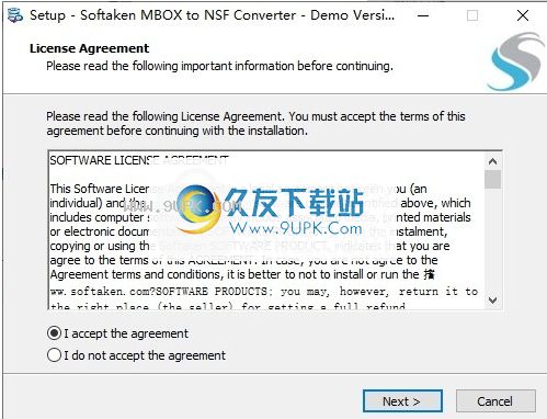 Softaken MBOX to NSF Converter