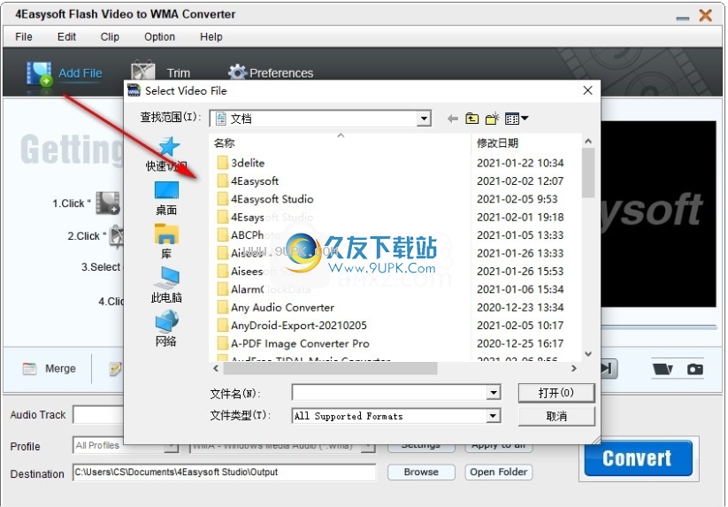 4Easysoft Flash Video to WMA Converter