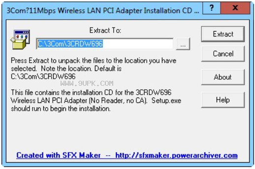 3Com 3CRDW696无线PCI网卡驱动截图（1）