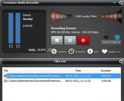 Freemore Audio Recorder截图（1）