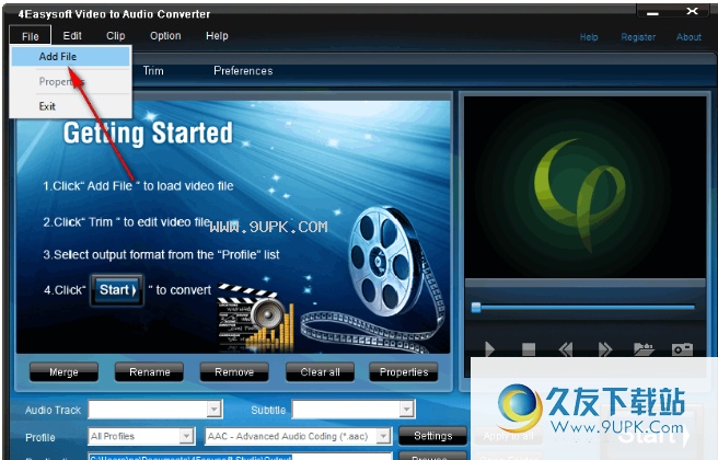 4Easysoft Video to Audio Converter