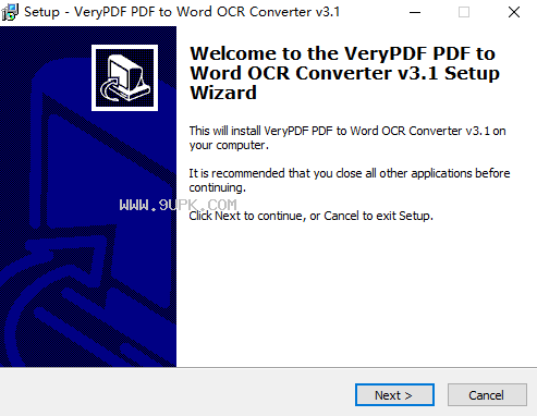 VeryPDF PDF to Word OCR Converter截图（1）