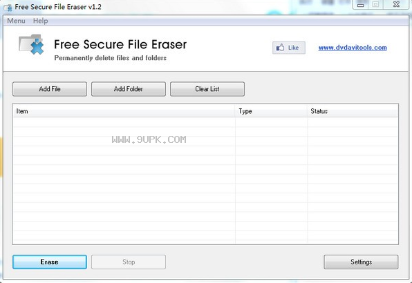 Free Secure File Eraser截图（1）