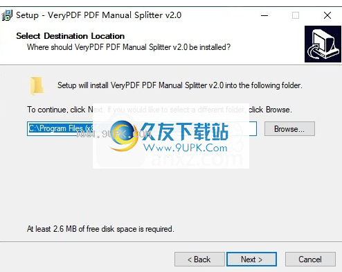 VeryPDF PDF Manual Splitter