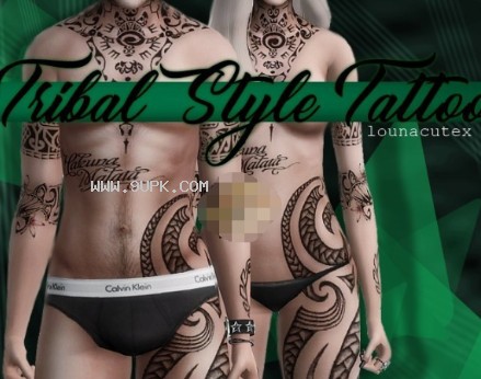 模拟人生4男女款通用纹身MOD截图（1）