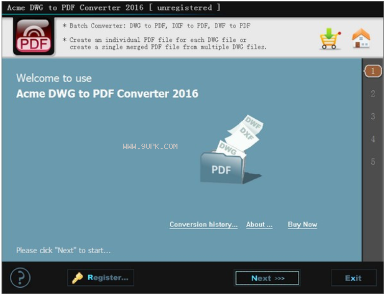 Acme DWG to PDF Converter截图（1）