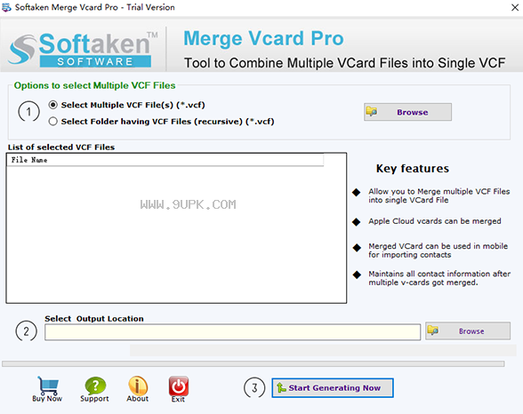 Softaken Merge Vcard Pro