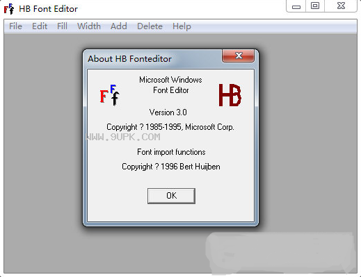 HB Font Editor截图（1）