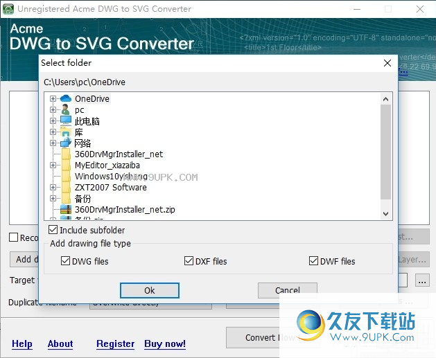 Acme DWG to SVG Converter