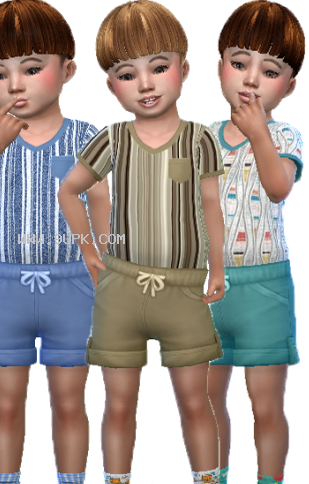 模拟人生4男孩的夏季服装MOD截图（1）