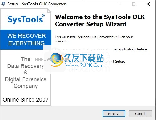 SysTools OLK Converter