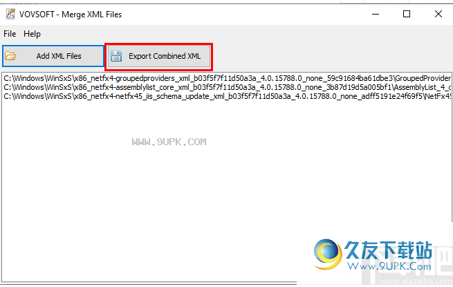 Merge XML Files