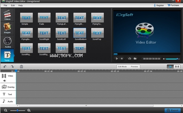 iOrgSoft Video Editor截图（1）