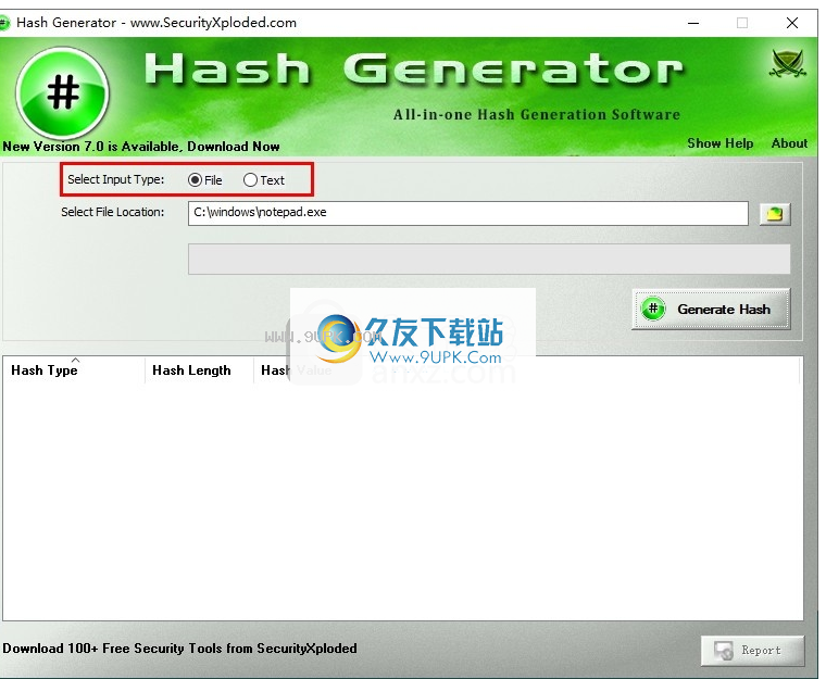 Hash Generator