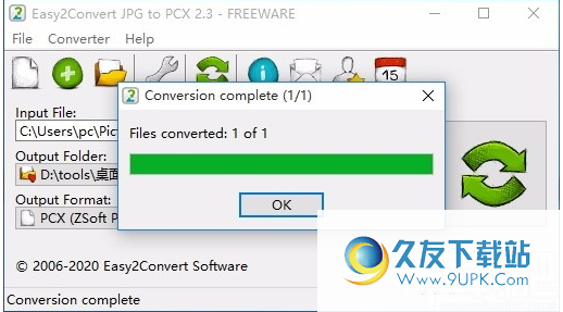 Easy2Convert JPG to PCX