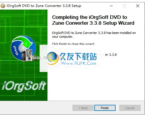 iOrgSoft DVD to Zune Converter