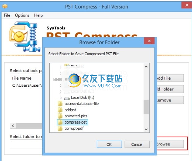 SysTools PST Compress