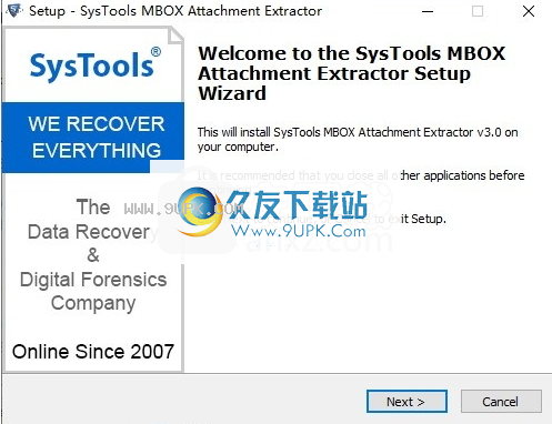 SysTools MBOX Attachment Extractor