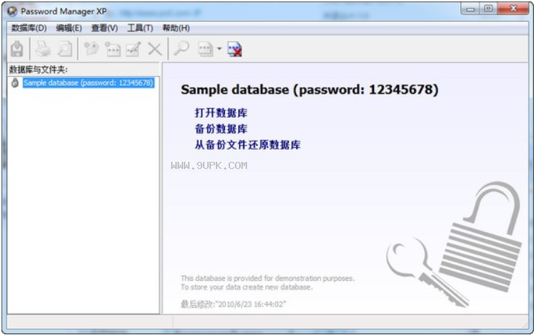 Password Manager XP Pro中文版截图（1）