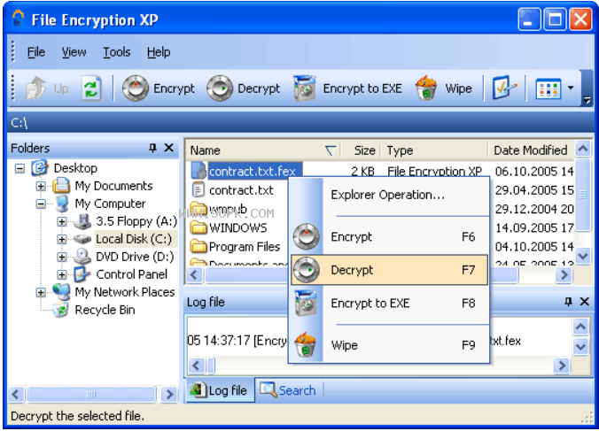 File Encryption XP截图（2）