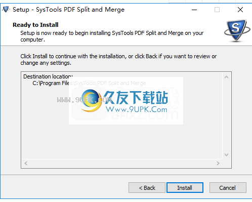SysTools PDF Split and Merge
