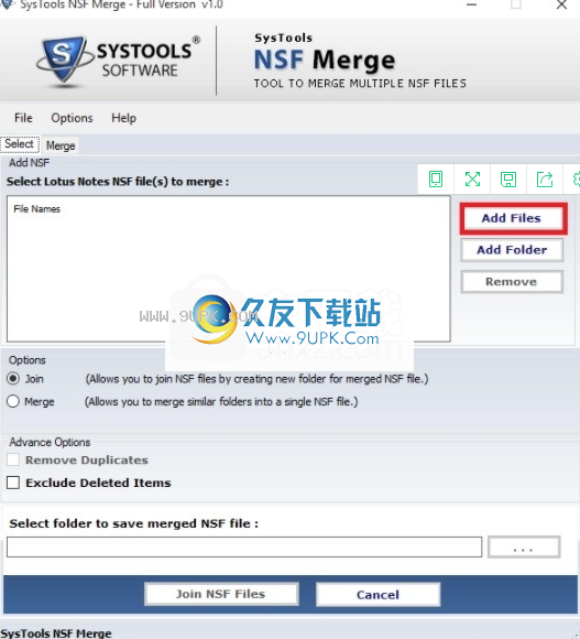 SysTools NSF Merge