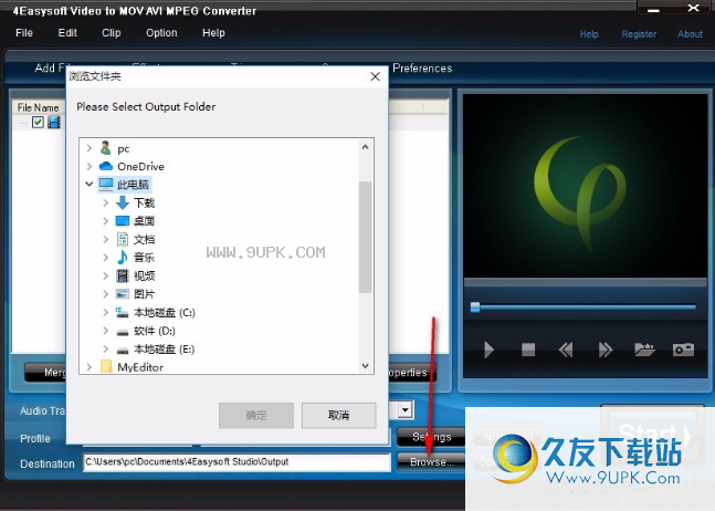 4Easysoft Video to MOV AVI MPEG Converter