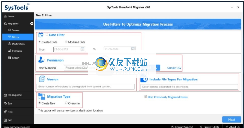 SysTools SharePoint Migrator