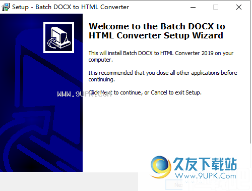 Batch DOCX to HTML Converter
