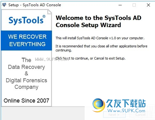 SysTools AD Console