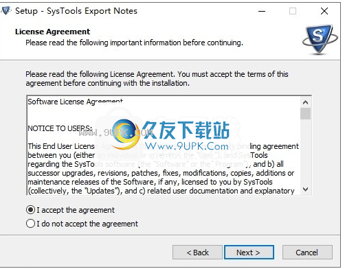 SysTools Export Notes