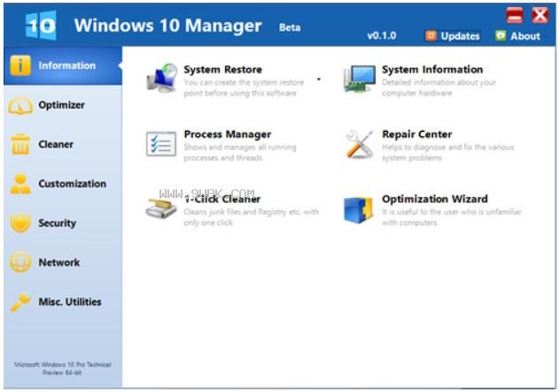 windows 10 manager截图（2）