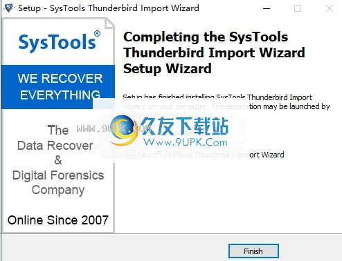 SysTools Thunderbird Import Wizard