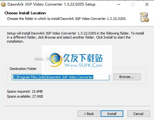 DawnArk 3GP Video Converter