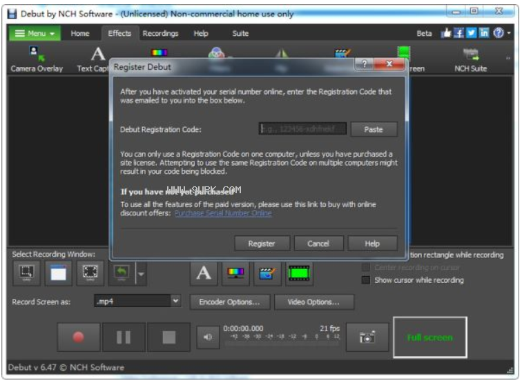 屏幕录制软件NCH Debut Video Capture Software Pro截图（1）